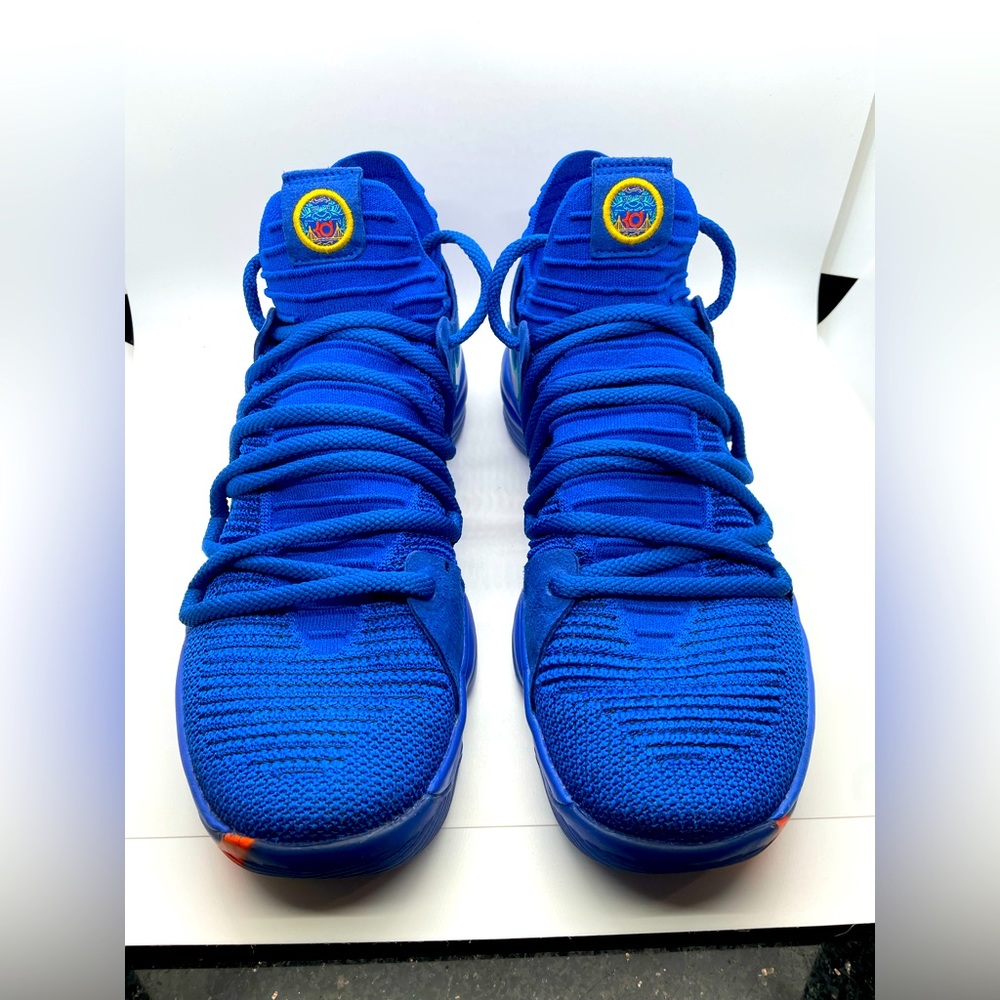 Nike Zoom KD 10 City Edition 897815-402 Men's Sz. 8 US Blue